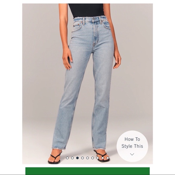 Abercrombie & Fitch Denim - NWT 90’s Straight Ultra High Rise Jeans